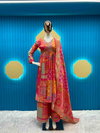 LG 1850 Chinon Printed Palazzo Readymade Suits Wholesale Price In Surat